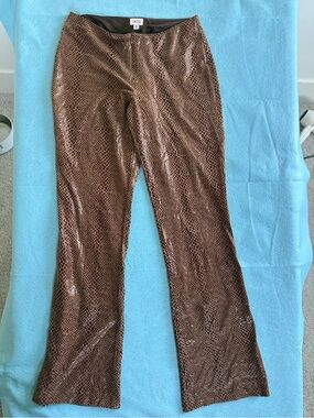 Cache Brown animal skin Pants